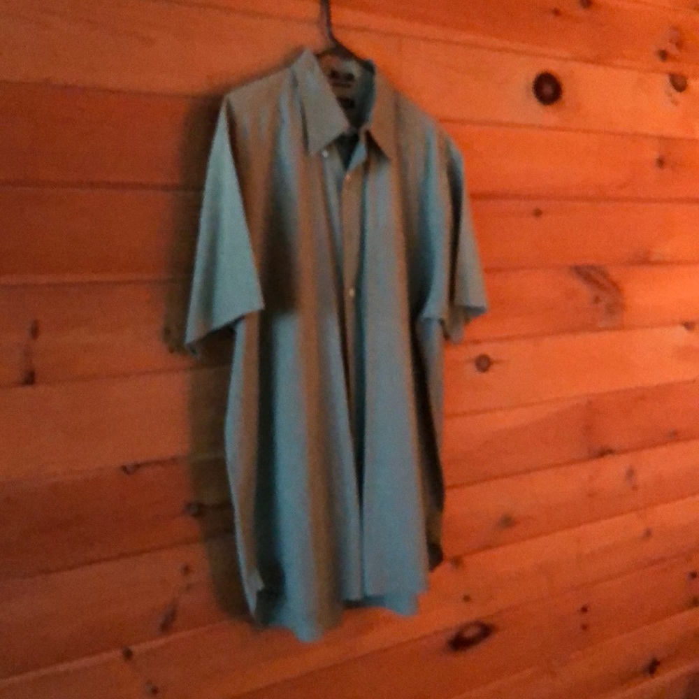 Men’s nautical dress short sleeve shirt